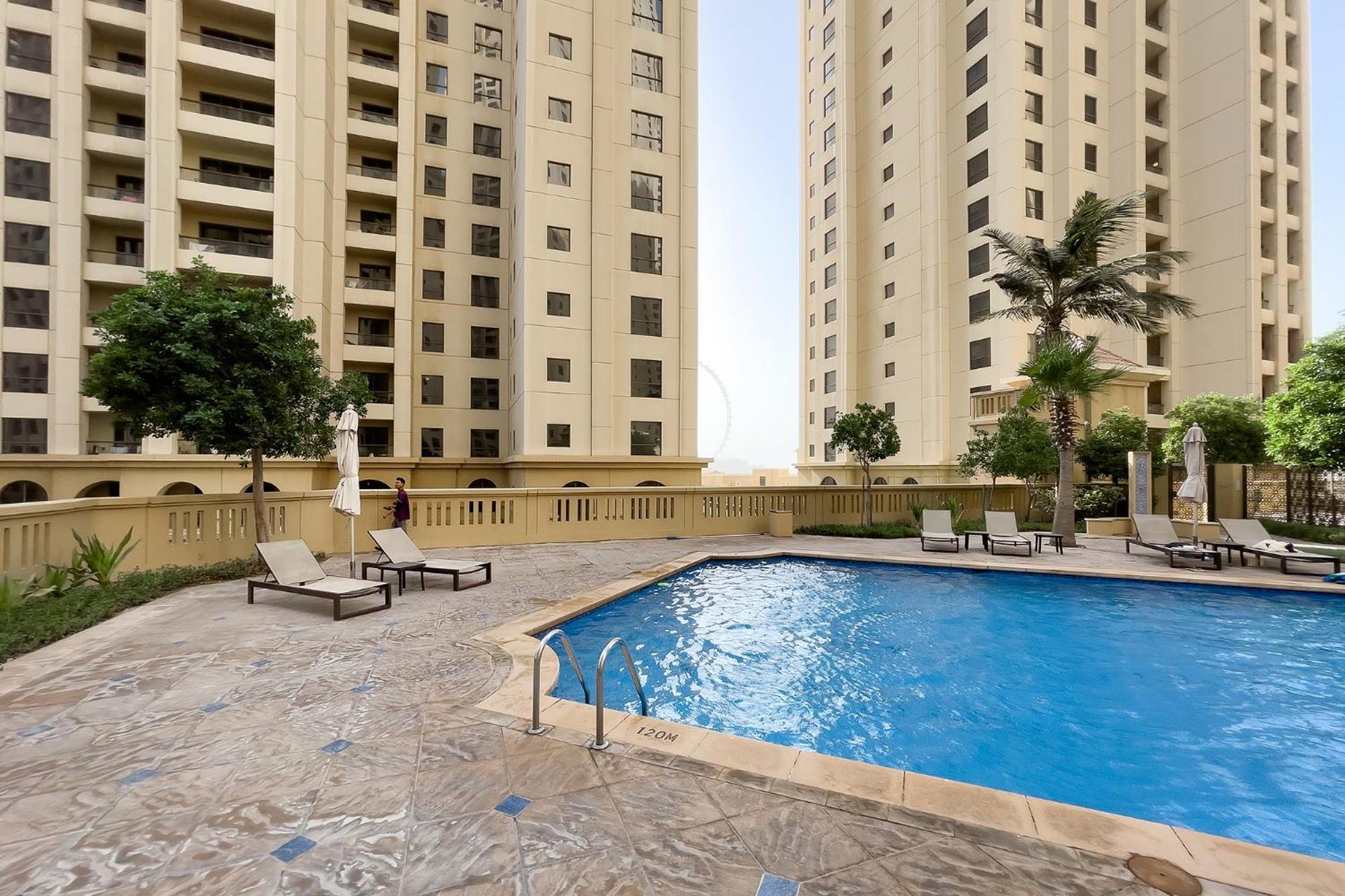 Premium 2Bdr Apartment See View Bahar 4 Jbr Дубай Екстериор снимка