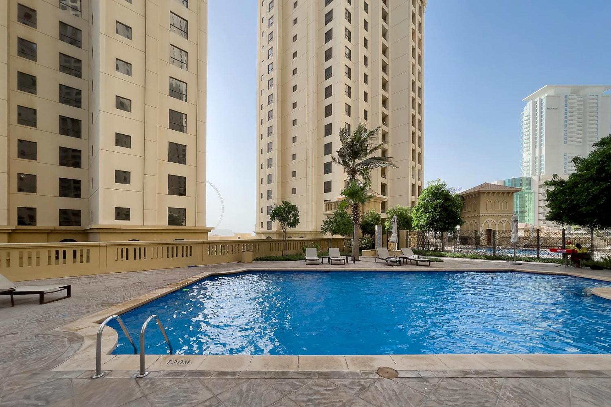 Premium 2Bdr Apartment See View Bahar 4 Jbr Дубай Екстериор снимка